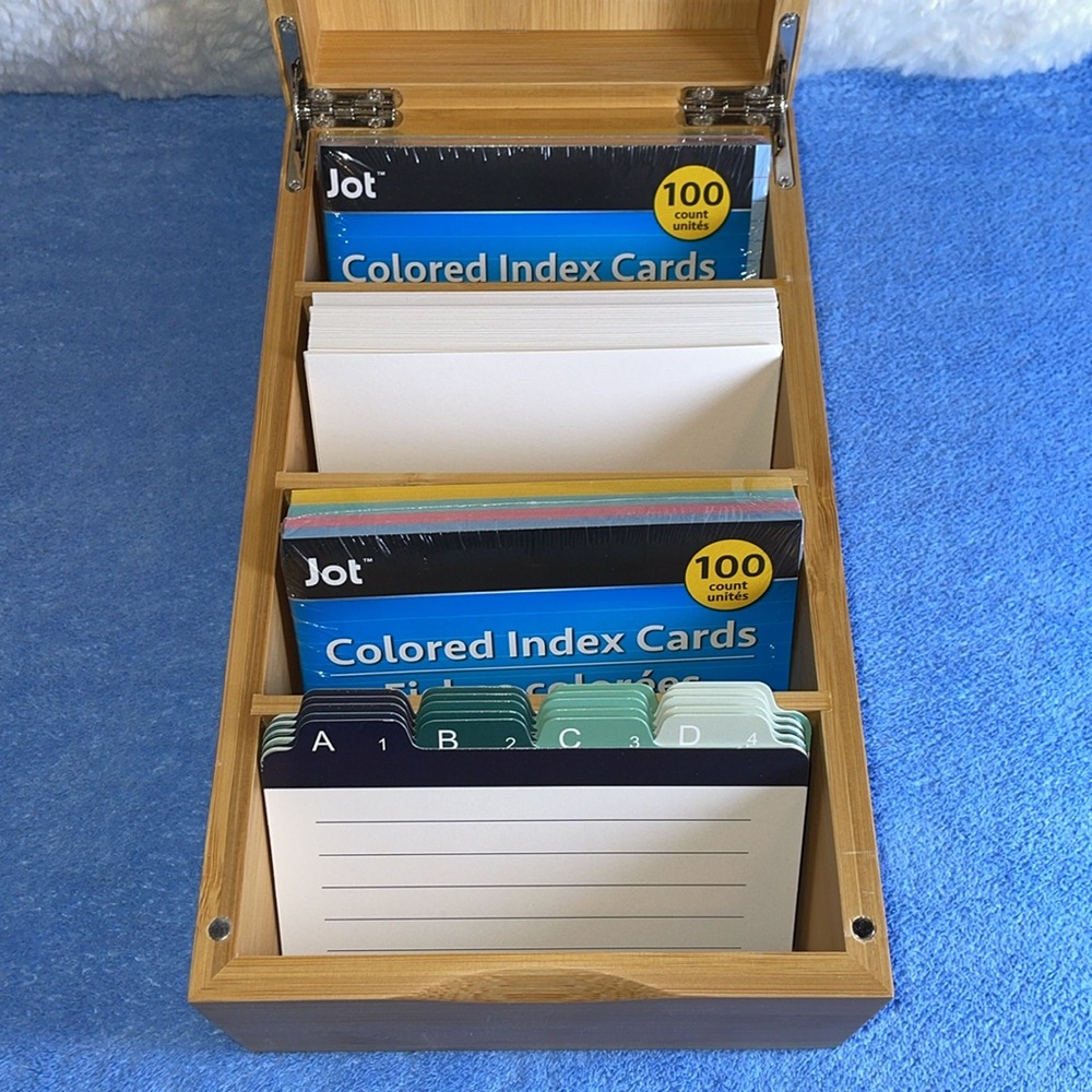 NWT RECIPE BOX. All items in photo are included. - Picture 2 of 8
